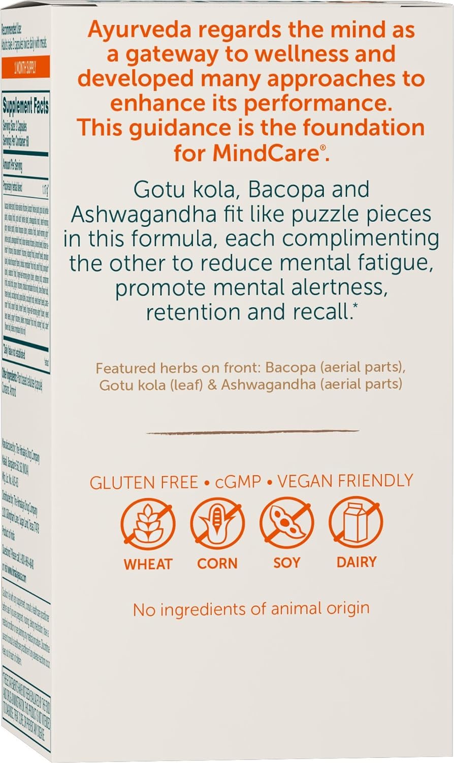 Suplemento Nootrópico Cerebral, Agudeza y Memoria, 1170 mg