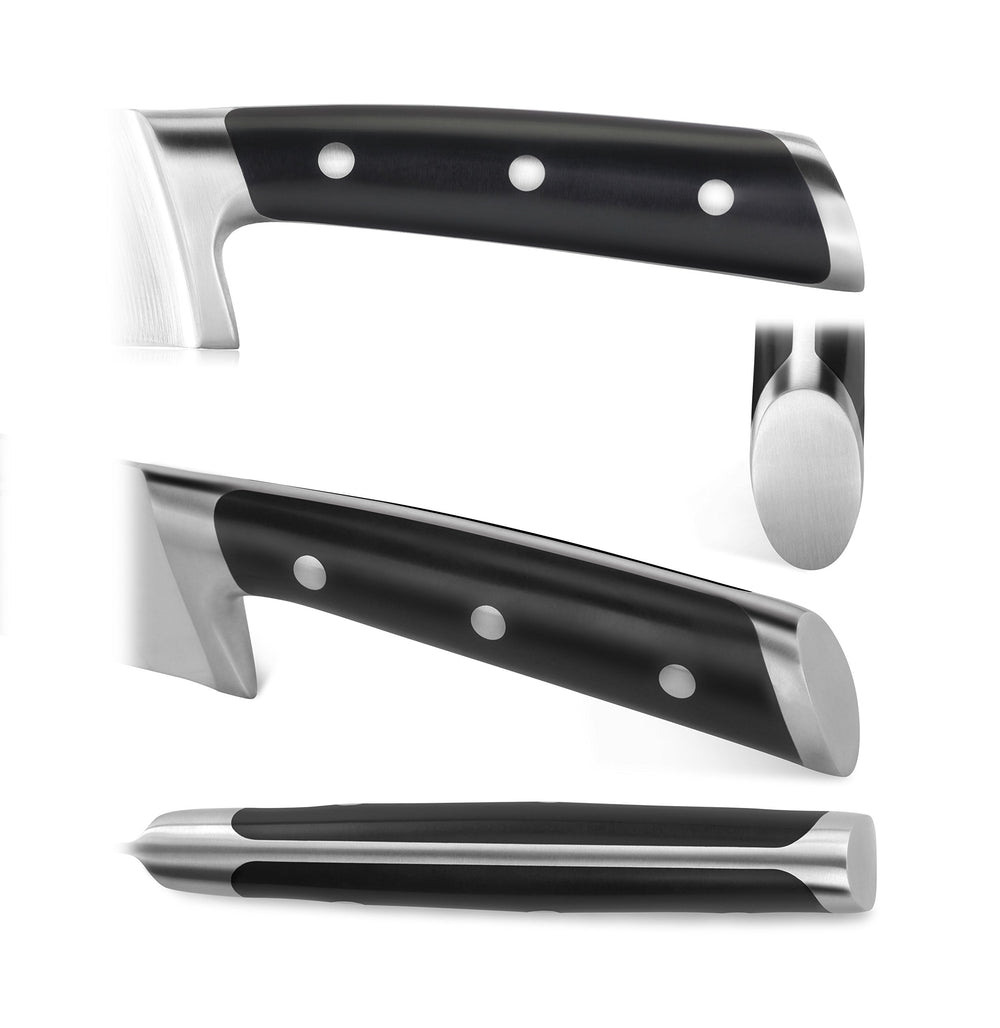 Juego de cuchillos y funda de madera S