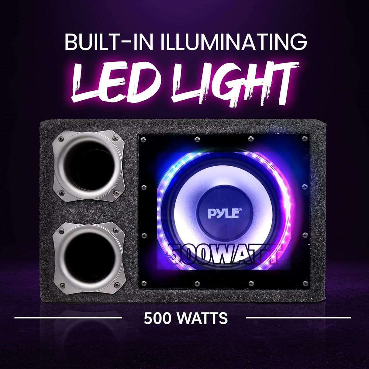 Parlantes Caja de subwoofer ventilada PYLE PLBNPS11