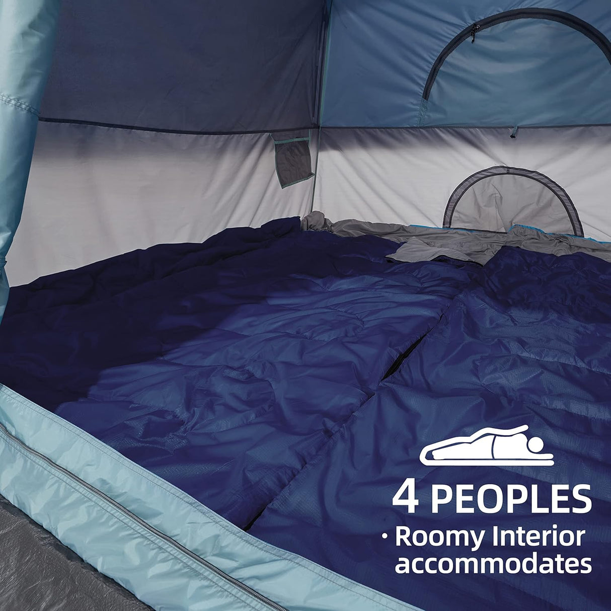 Tienda CAMEL CROWN Tents 4/6/8 Pers. Impermeables Rápido Montaje