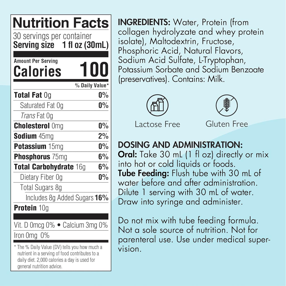 ProSource Proteína Líquida Neutral 30oz Botella Pack 1