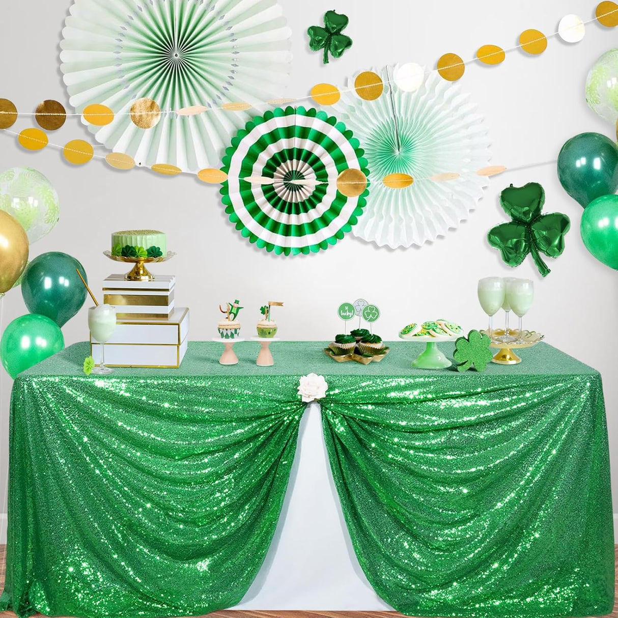 Glitter Tablecloth for Party Baby Shower Christmas 60x102