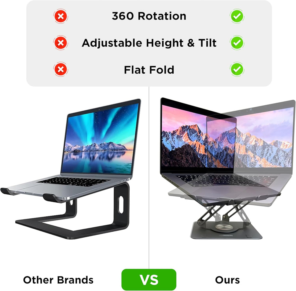 Soporte Ajustable para Laptop, Marca XYZ, Altura Regulable, Modelo A1