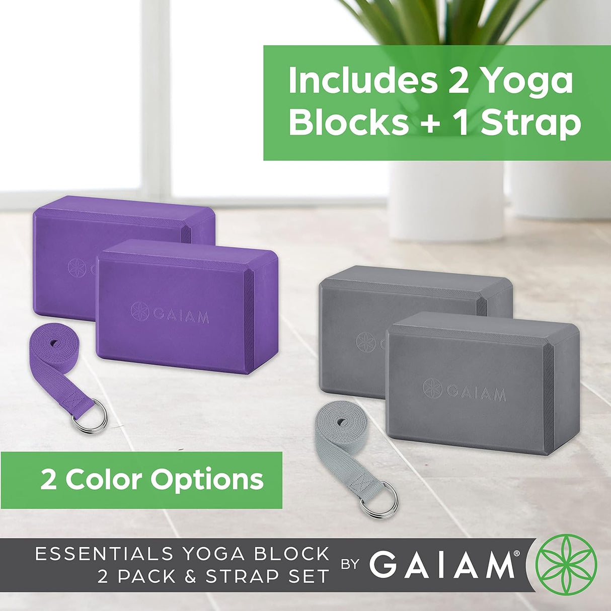 Bloque Yoga Gaiam Eva Antideslizante Soporte