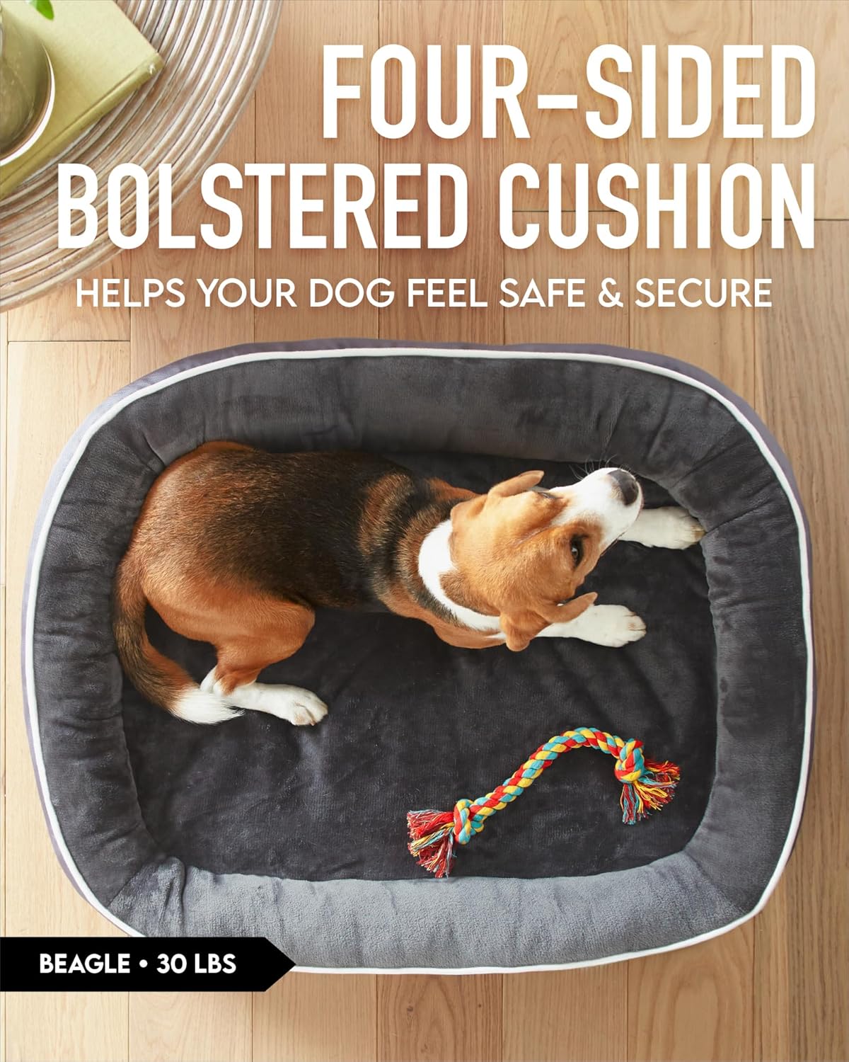 Cama ortopédica para perros grandes, soporte de espuma, modelo 2023