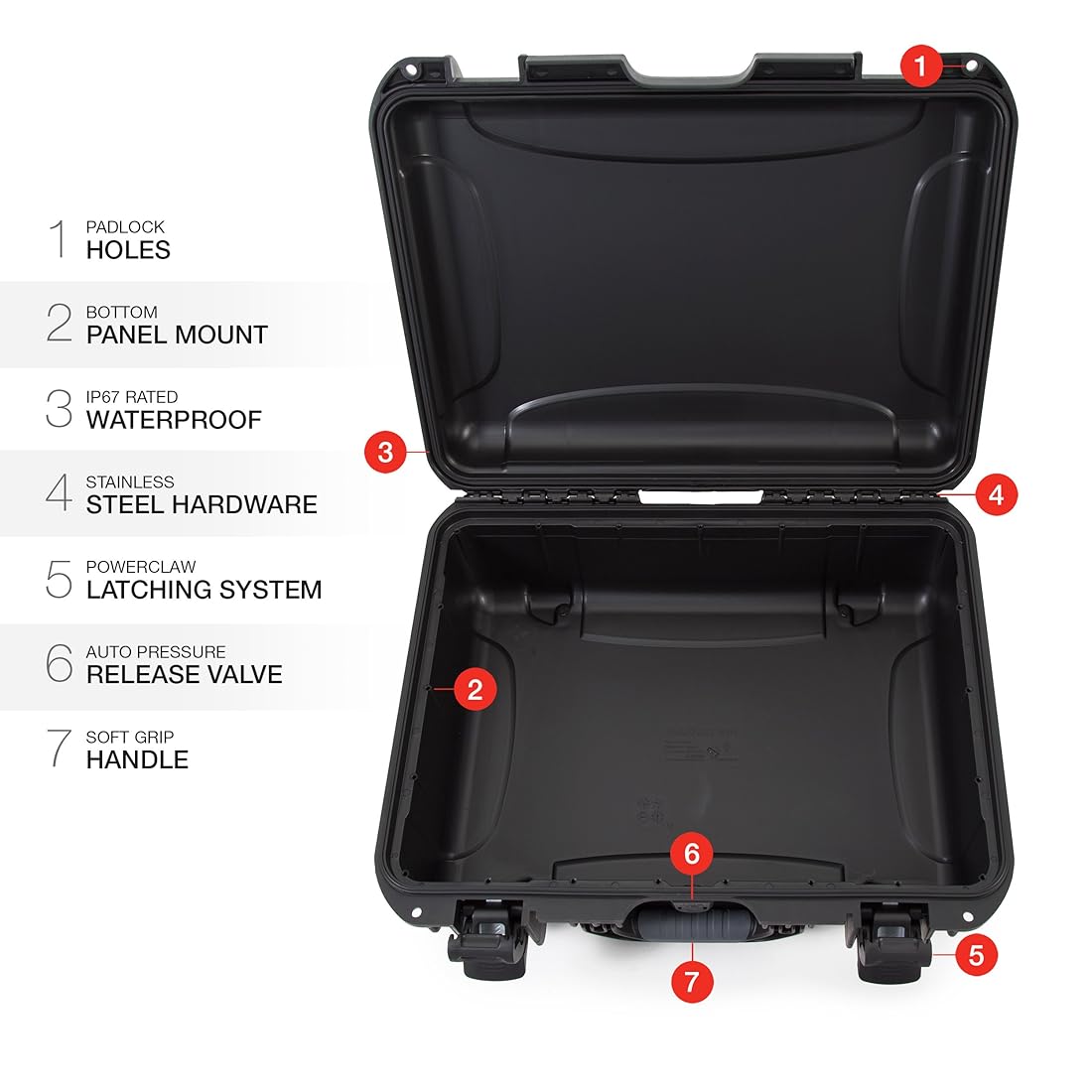 Nanuk 930 Funda rígida impermeable vacía