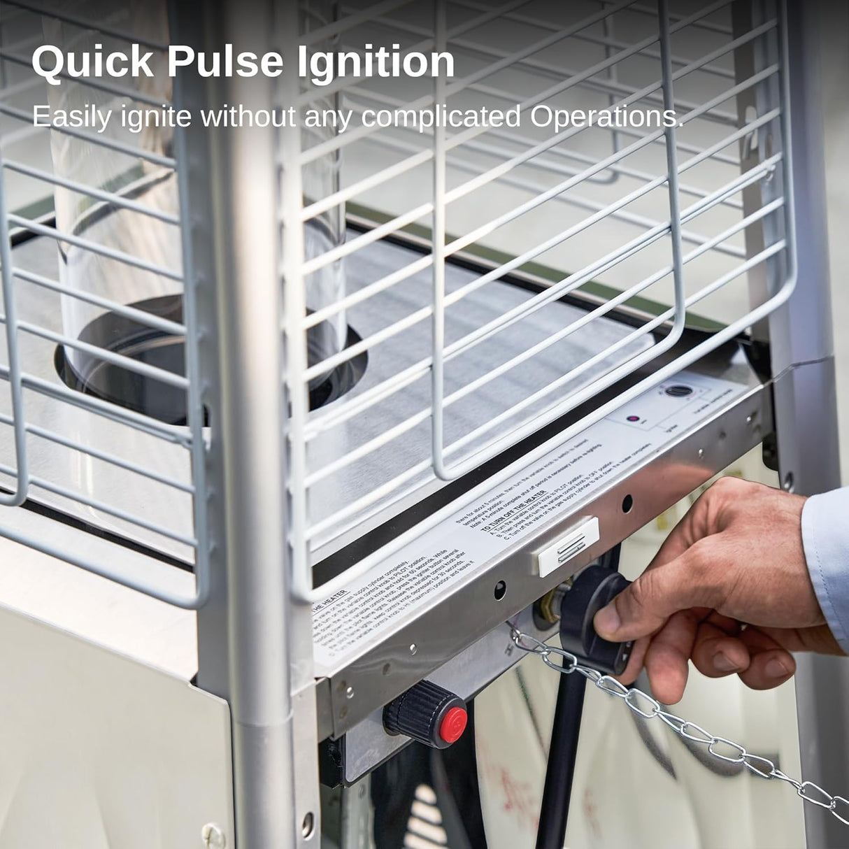 Calentador de patio para exteriores 48,000 BTU EAST OAK