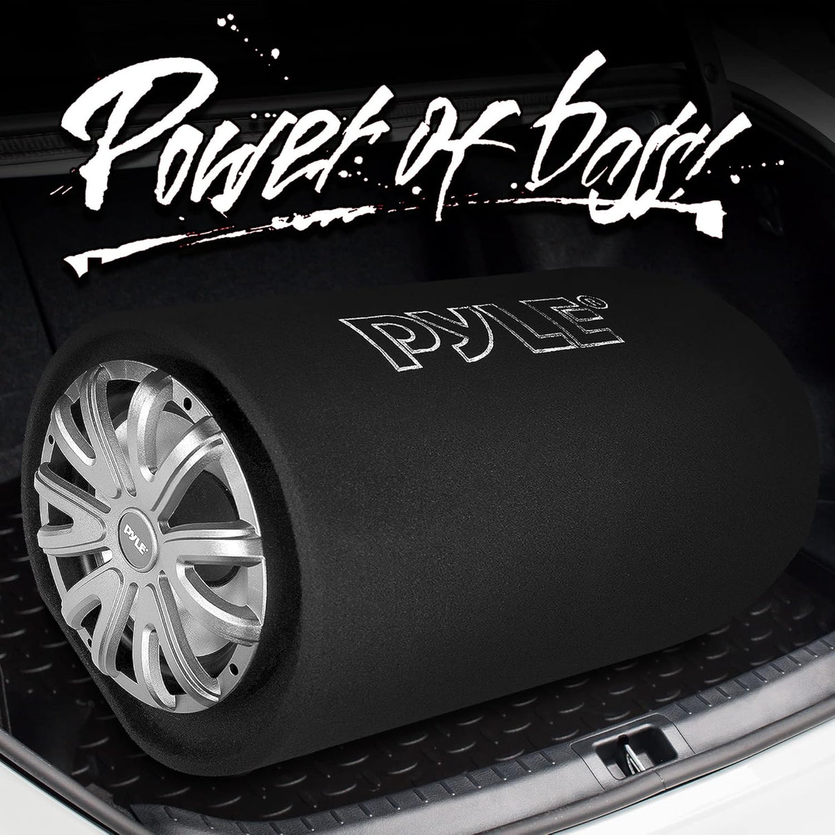 Parlante de tubo de subwoofer alfombrado PYLE PLTB121