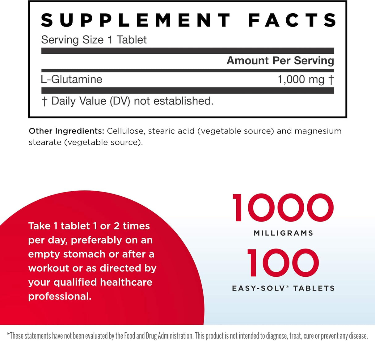 Suplementos Alimenticios L-Glutamina