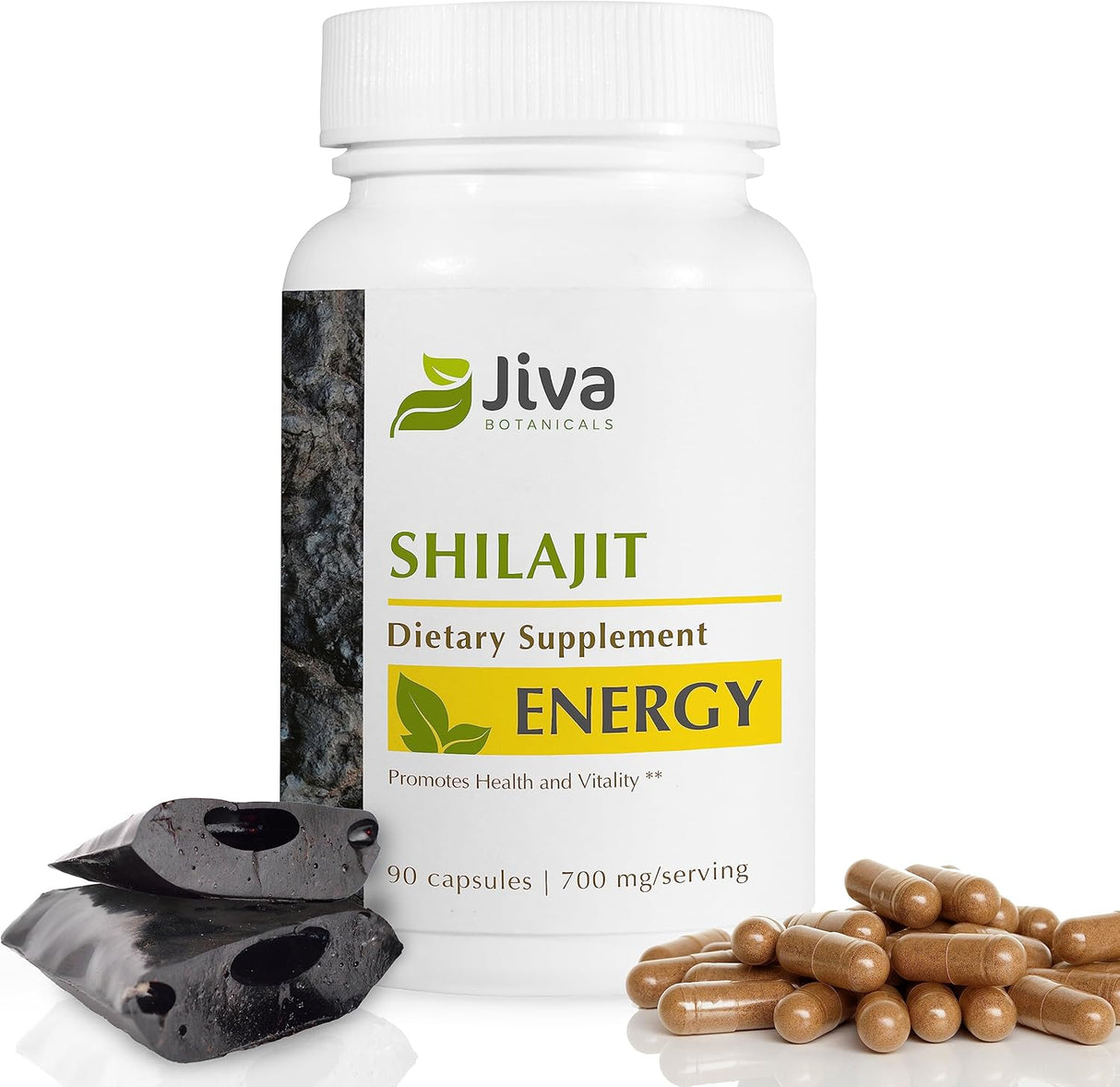 Suplemento Shilajit 700 mg Cápsulas de extracto con minerale
