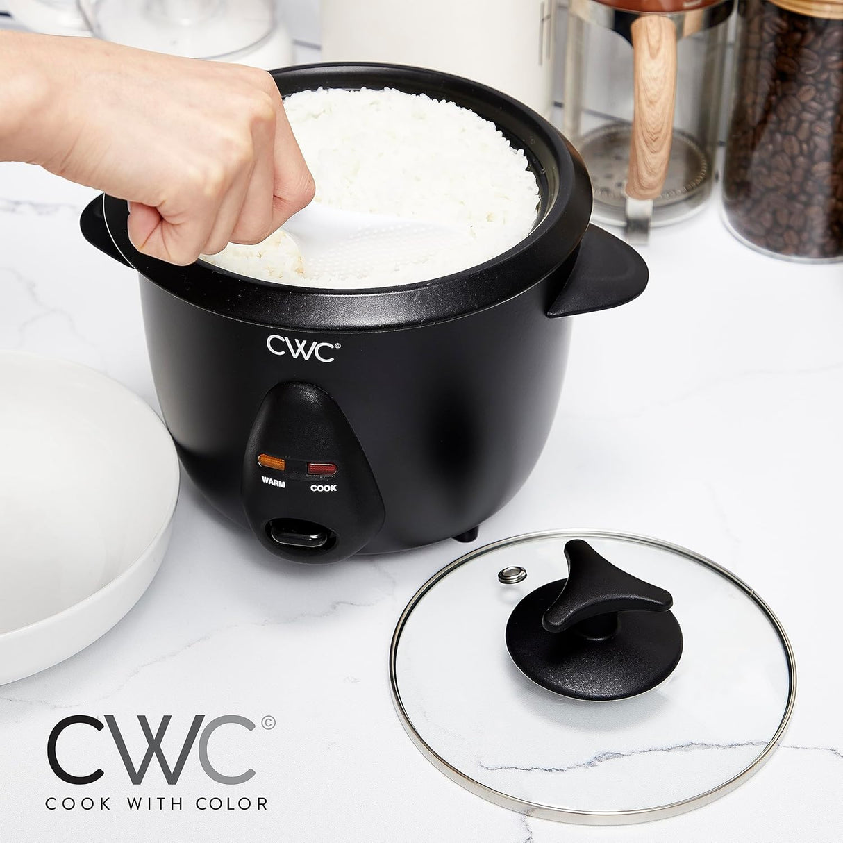 Cocedor de arroz COOK WITH COLOR 6 tazas 300W, modelo 6CUP