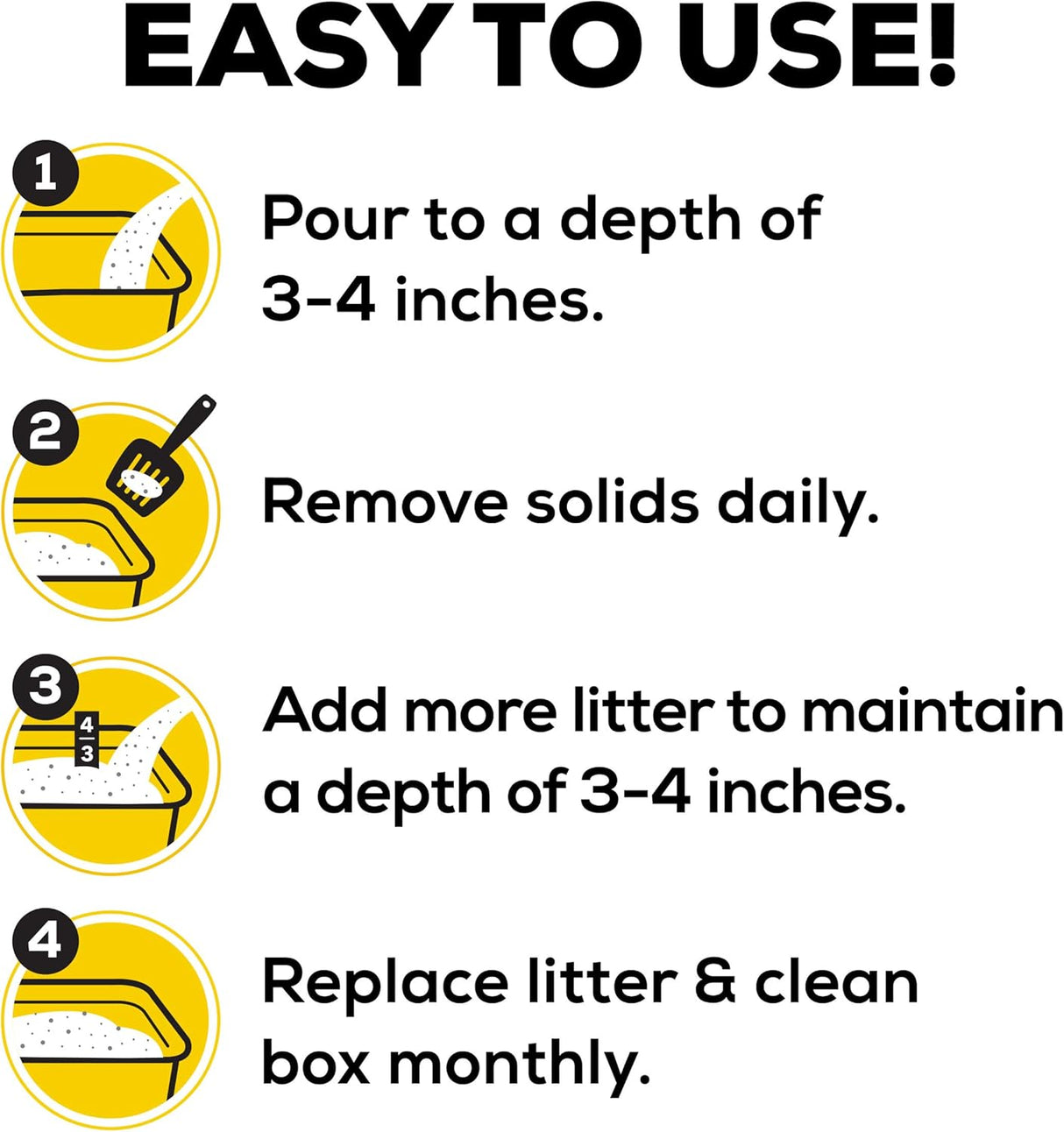 Arena aglutinante ligera para gatos