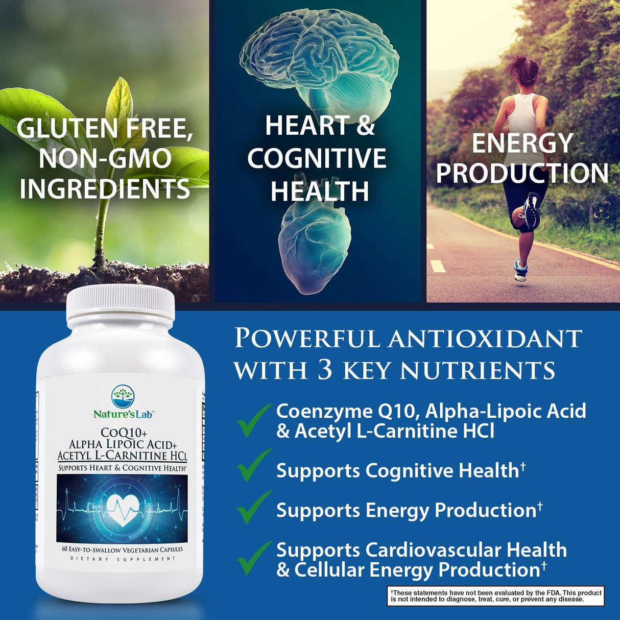 Suplementos Alimenticios Apoya la salud cardíaca y cognitiva