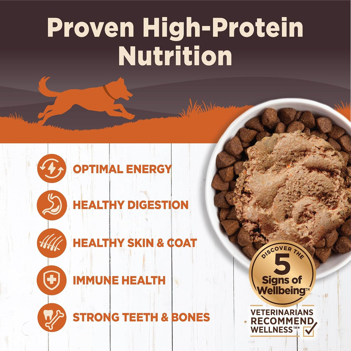 Alimento húmedo para perro natural sin granos Wellness Core