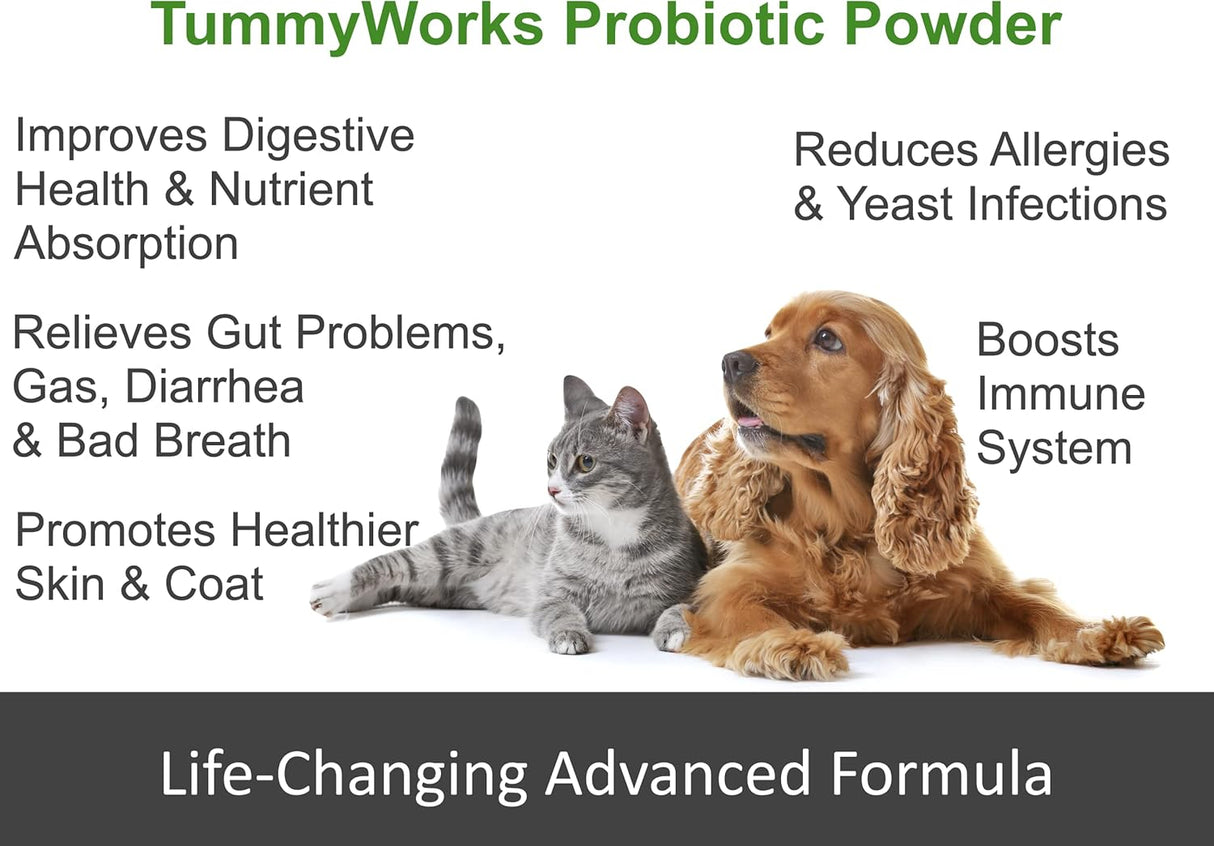 Vitaminas Probióticos para perros y gatos El mejor polvo