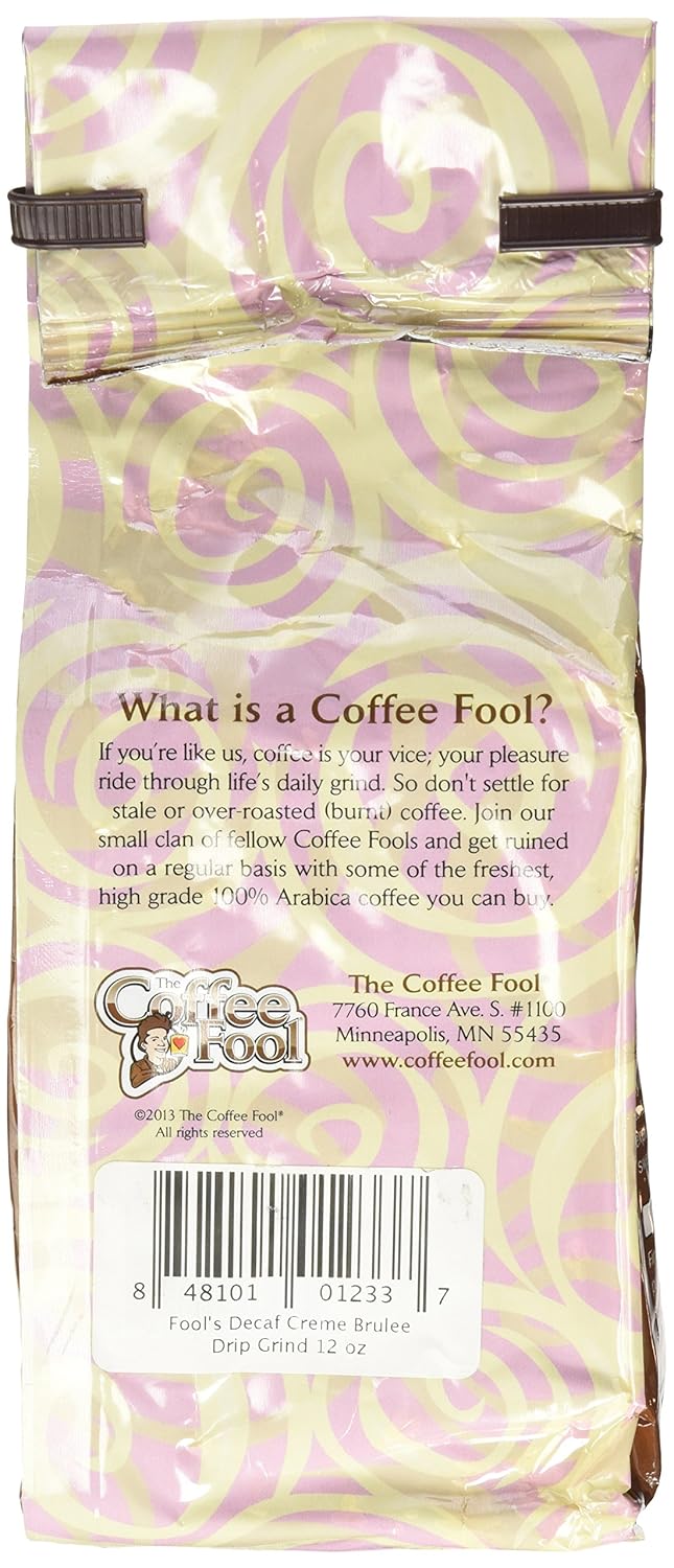 Café Decaf Creme Brulee de Coffee Fool - Molido para Goteo