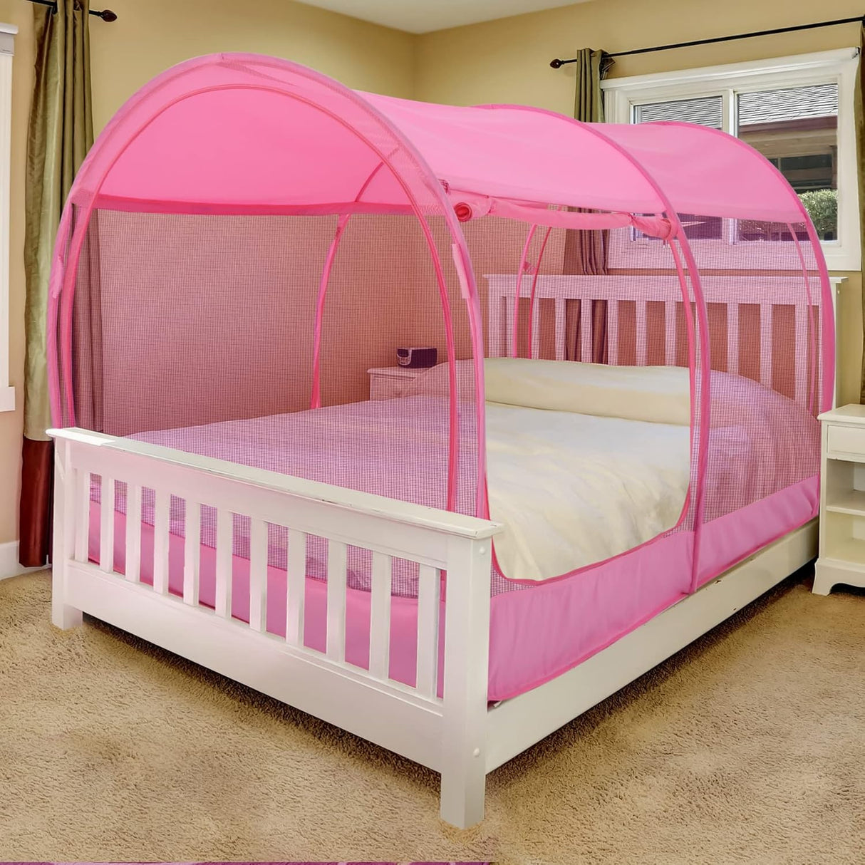 Tiendas de campaña de ensueño transpirable color rosa