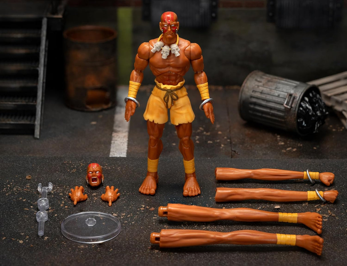 Figura de acción Jada Street Fighter 6 Dhalsim, juguetes para niños y adultos