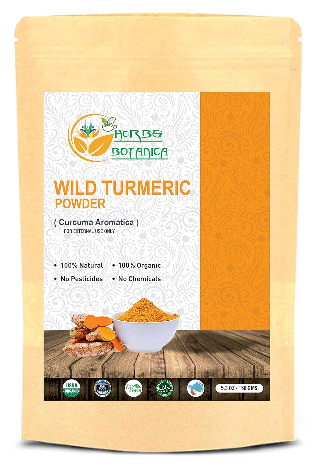 Polvo de cúrcuma silvestre para acné y manchas oscuras