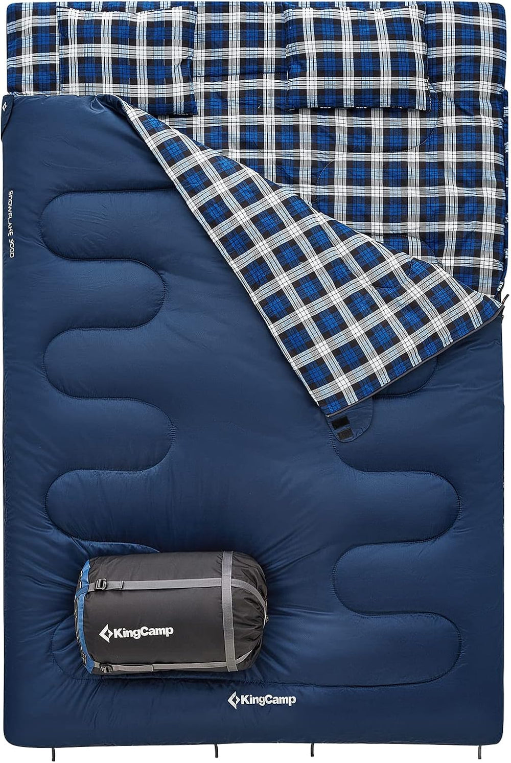 Saco de dormir doble de 20 grados para adultos