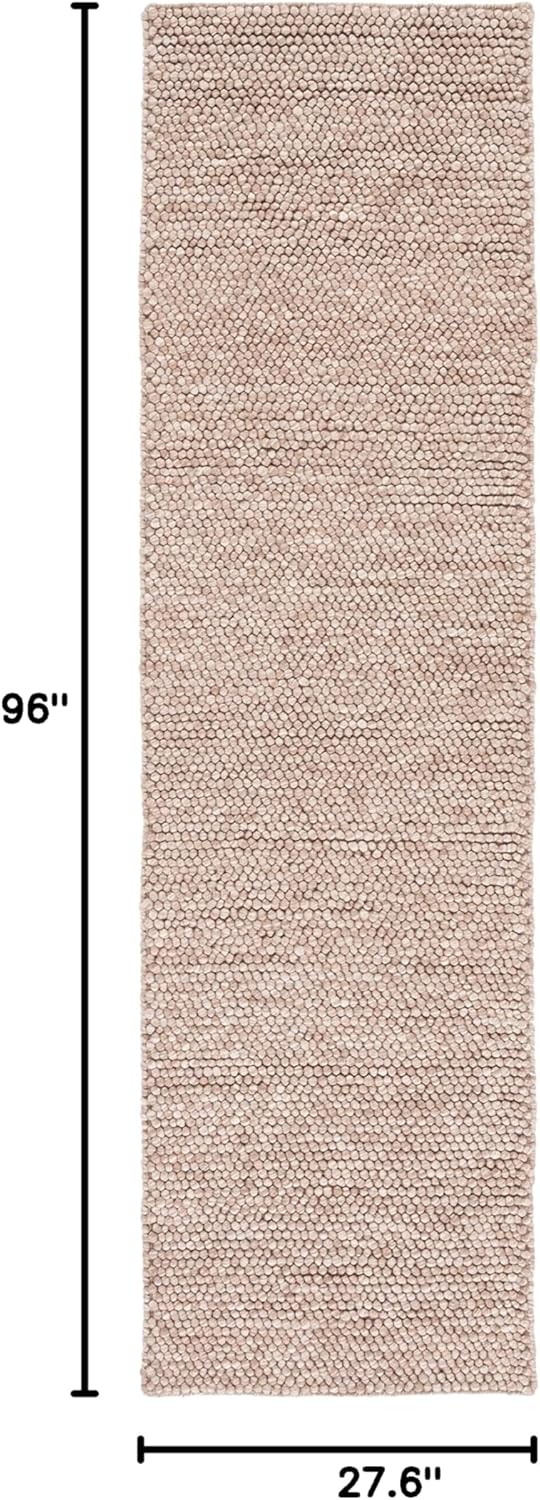 Alfombra Runner Natura - Hecha a Mano, Ideal para Áreas de Tráfico (NAT620T)