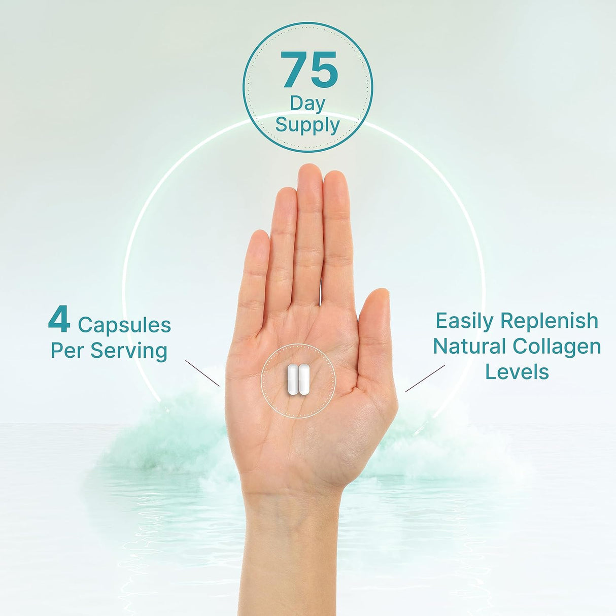 Píldoras de colágeno múltiple con ácido hialurónico vitamina