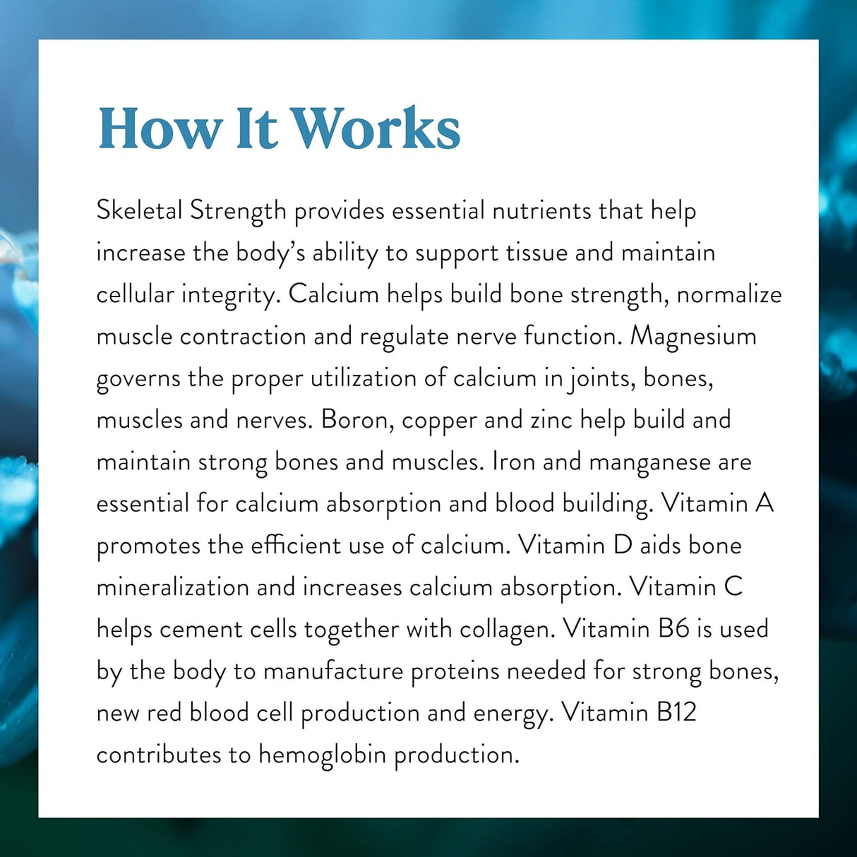 Fuerza Esquelética con Vitaminas y Minerales, 150 tabletas