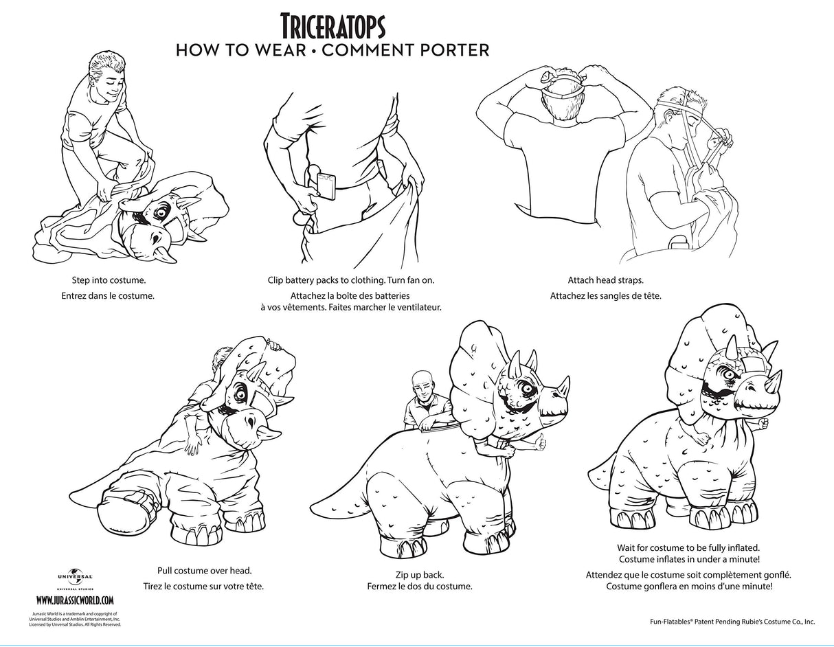 Disfraz de Rubie Co Triceratops