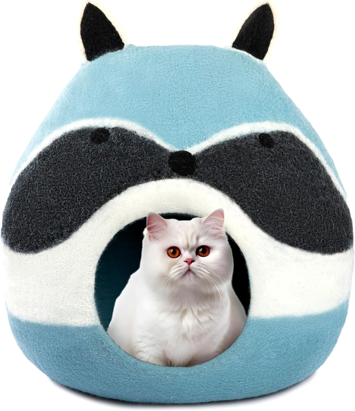 Cueva para Gatos de Lana Merino - Woolygon - Ecológica y Plegable