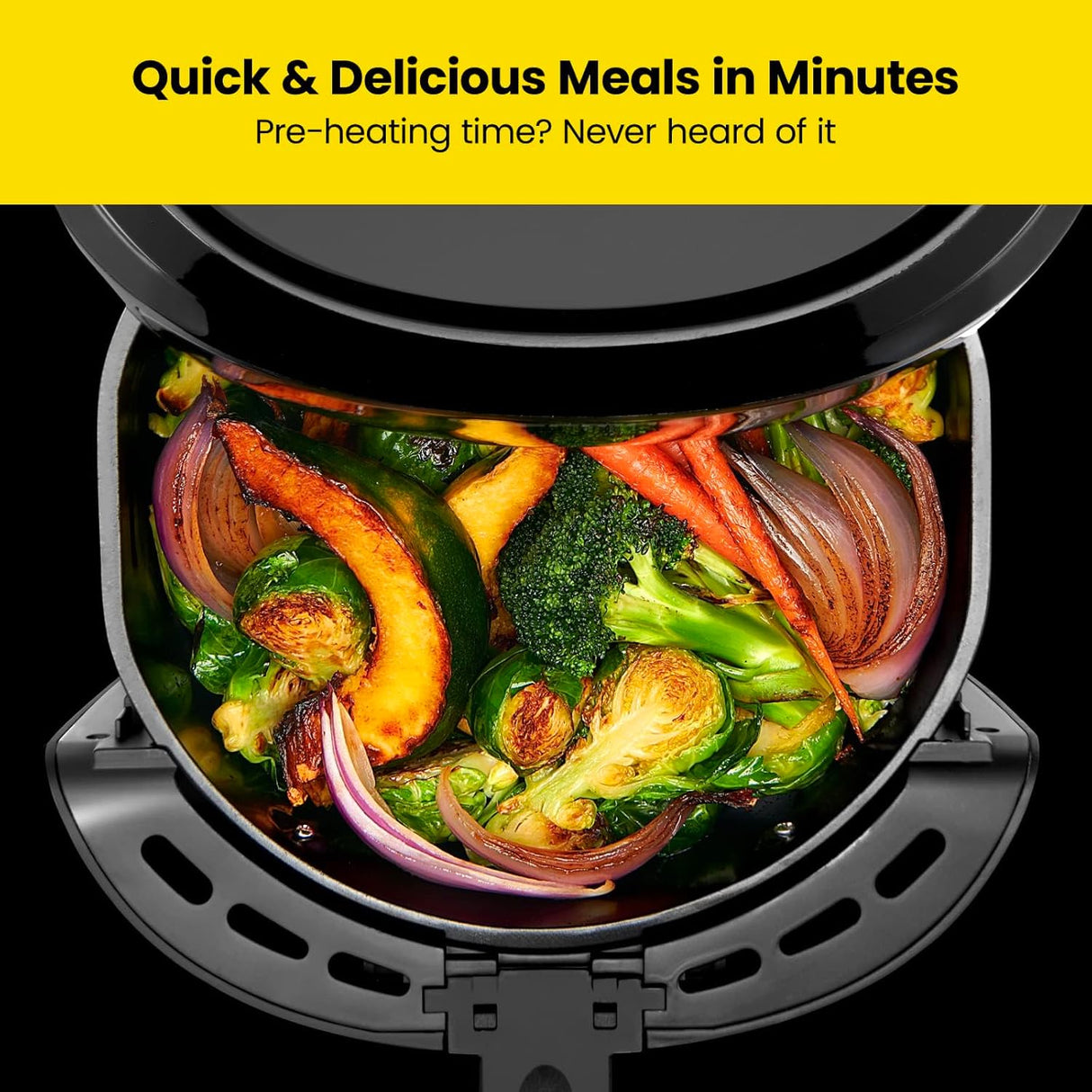 Freidora de aire Chefman 5 Qt,Control digital, Apagado automático