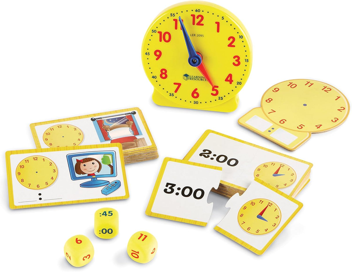 Reloj Montessori para enseñar la hora - 41 piezas, 5+ años