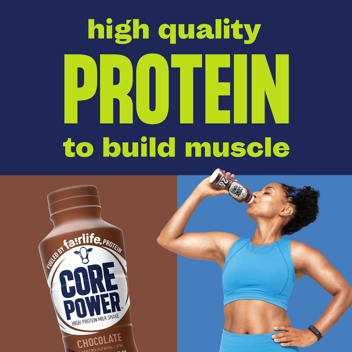Batido de Proteína Core Power, 26g, 14oz, Paquete de 12