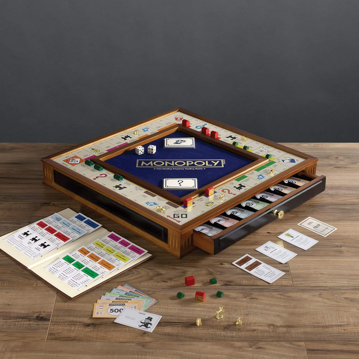 Monopoly Trofeo Lujo WS Game para 2 a 6 Jugadores Edición