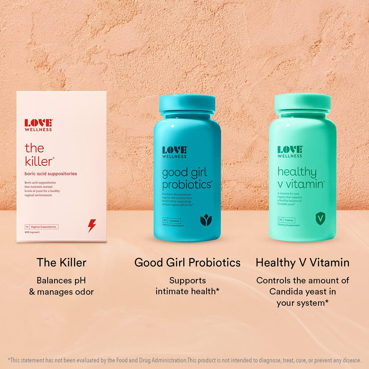 Love Wellnes Girl Probióticos y vitamina V saludable