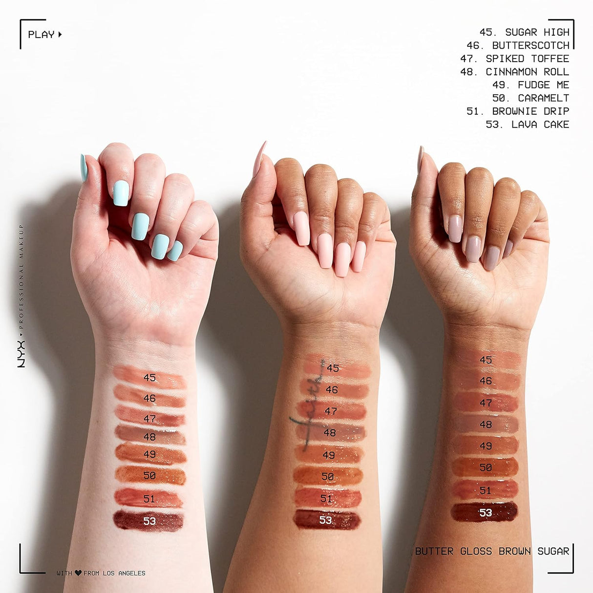 Brillos Labiales NYX PROFESSIONAL Butter Gloss Brown Sugar