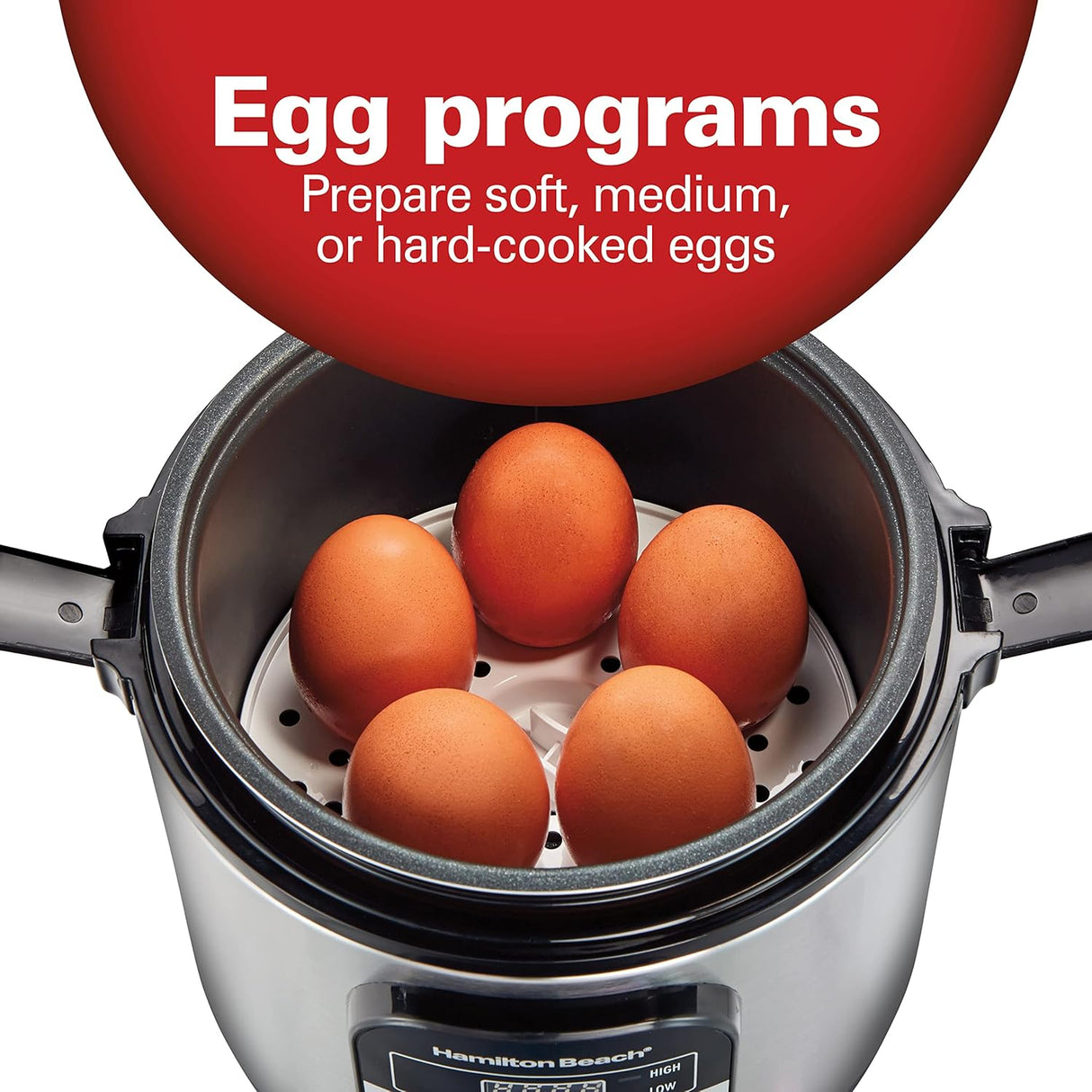 Olla Arroz y Vapor Hamilton Beach, 6 Tazas Cocidas, 37524