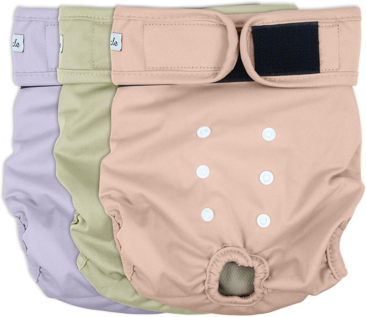 Grecle Pañales lavables para perras – Pañales para perras altamente absorbentes