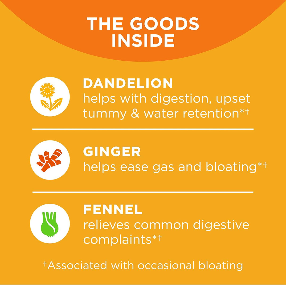 Suplemento OLLY Cápsulas veganas Beat The Bloat 25 unidades