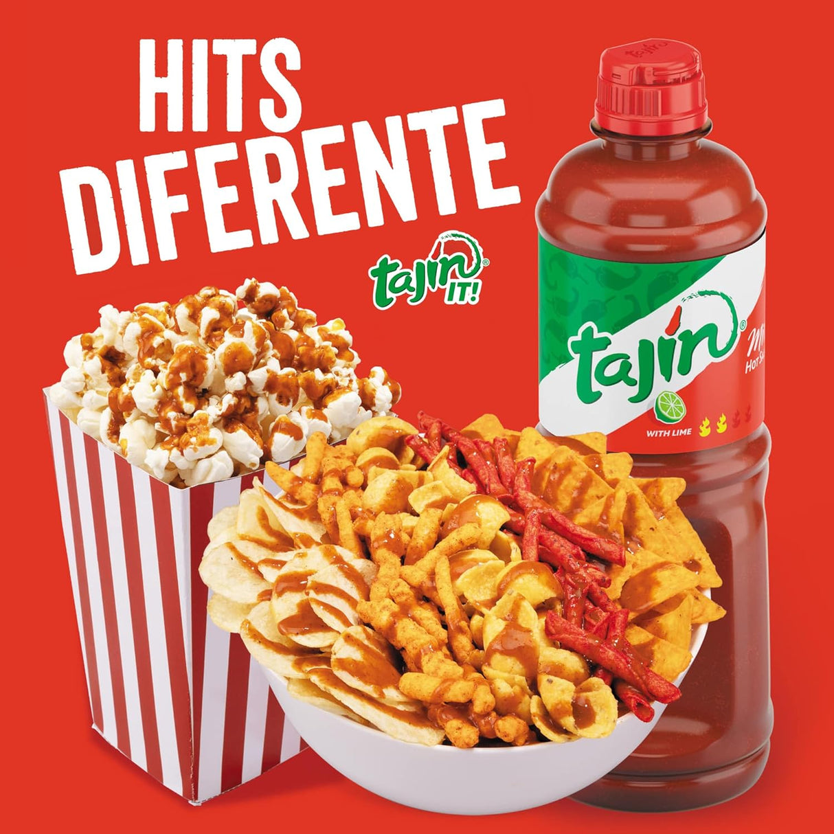 Salsa Chamoy Frutal y Salsa Picante Tajín 15.38oz Pack 2