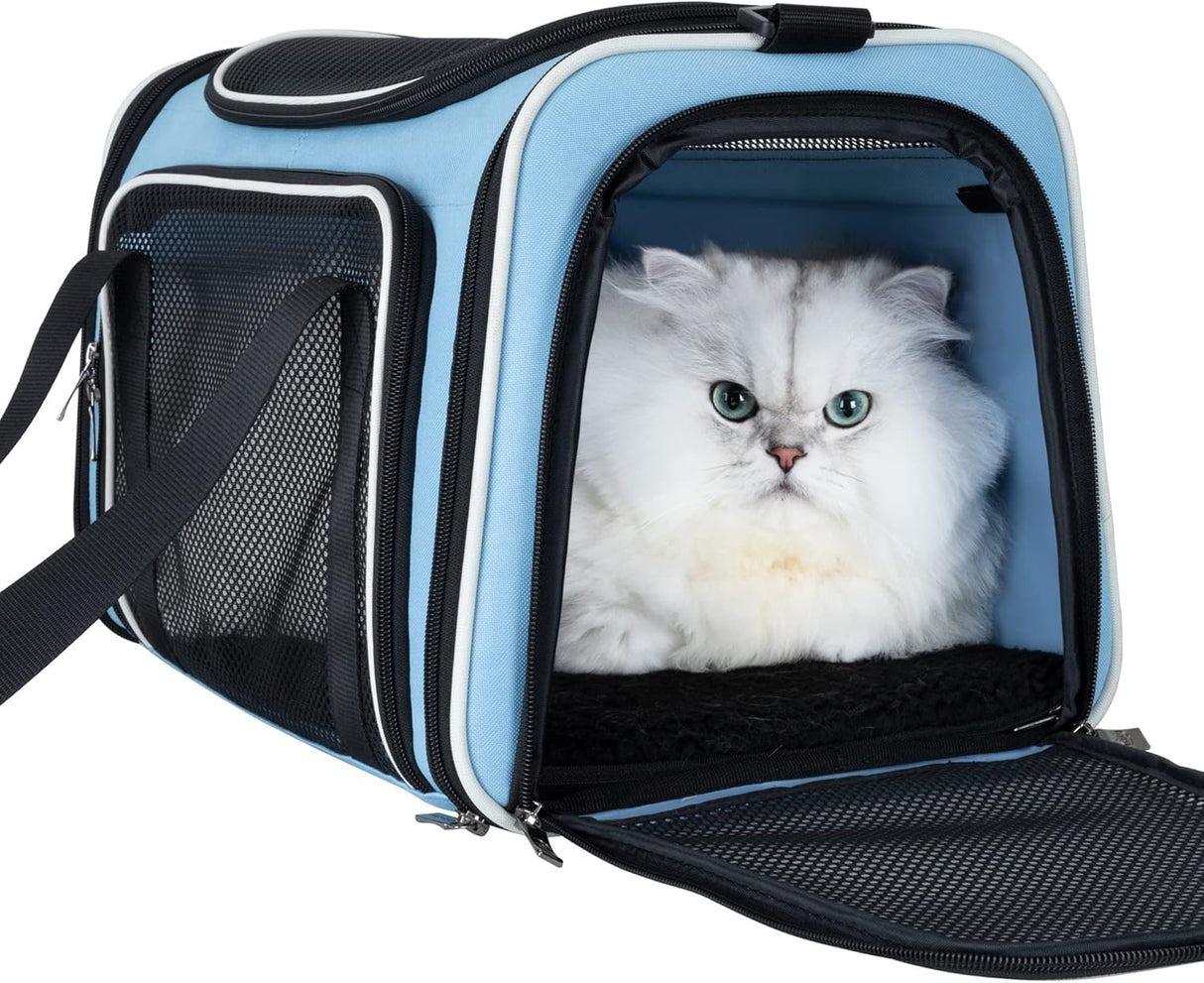 Transportín para gatos y cachorros - Petisfam, Aprobado TSA