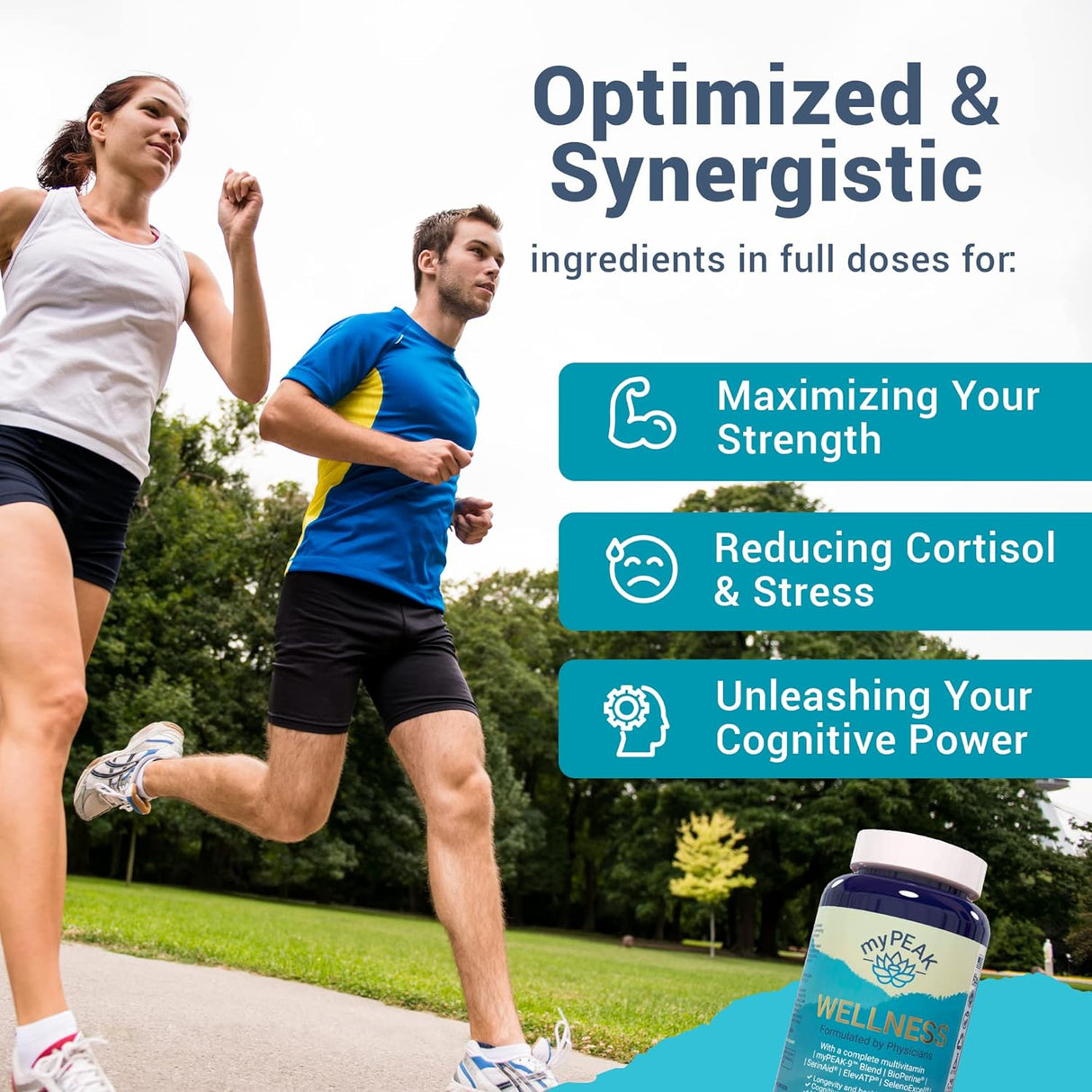 Suplemento Multivitamina Vegana con ElevATP Resveratrol