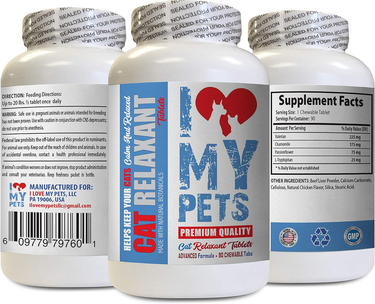 Golosinas relajantes para gatos I LOVE MY PETS LLC