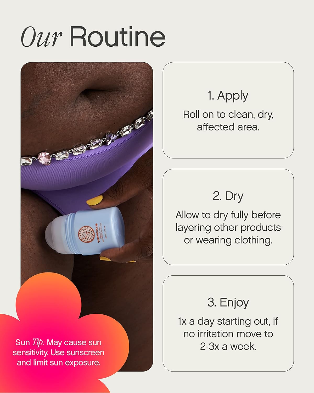 Tónico Topicals para el cabello encarnado