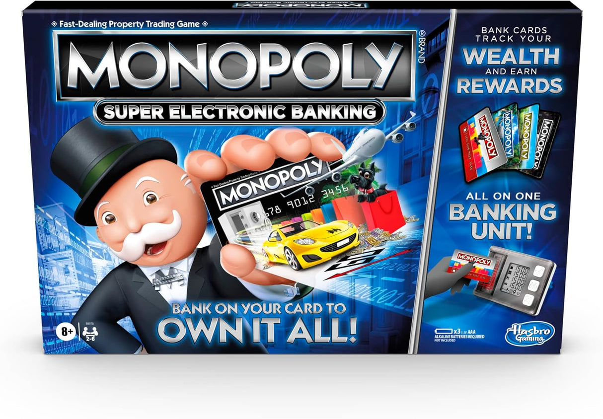 Monopoly Super Electronic Banking - Hasbro - Juego sin efectivo