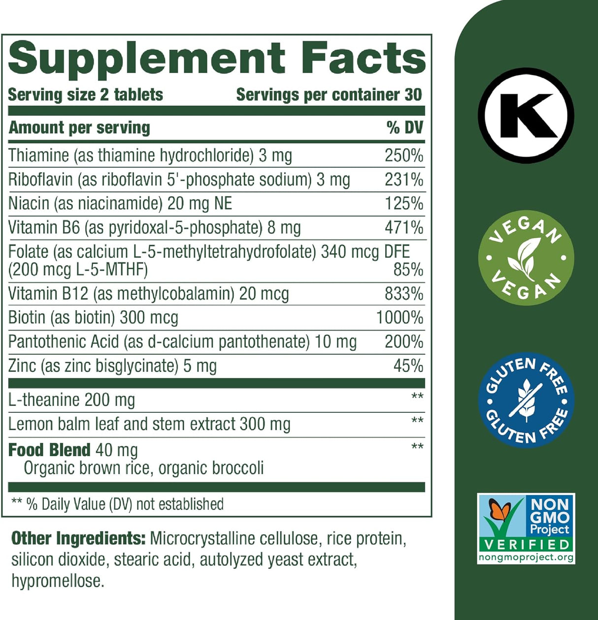 Suplemento de alivio del estrés de acción rápida MegaFood