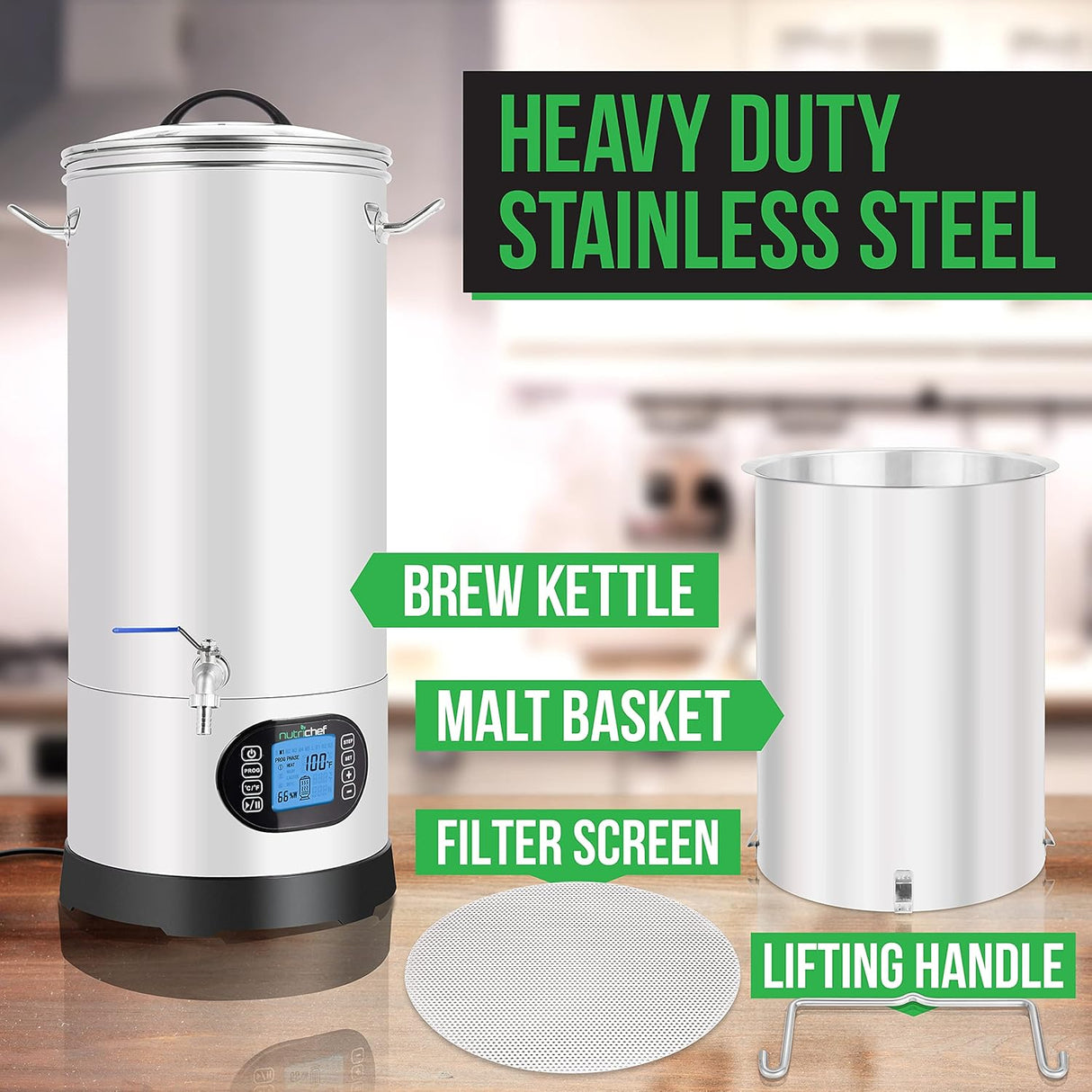 Dispensador de Cerveza para el hogar NUTRICHEF PKBRKTL150