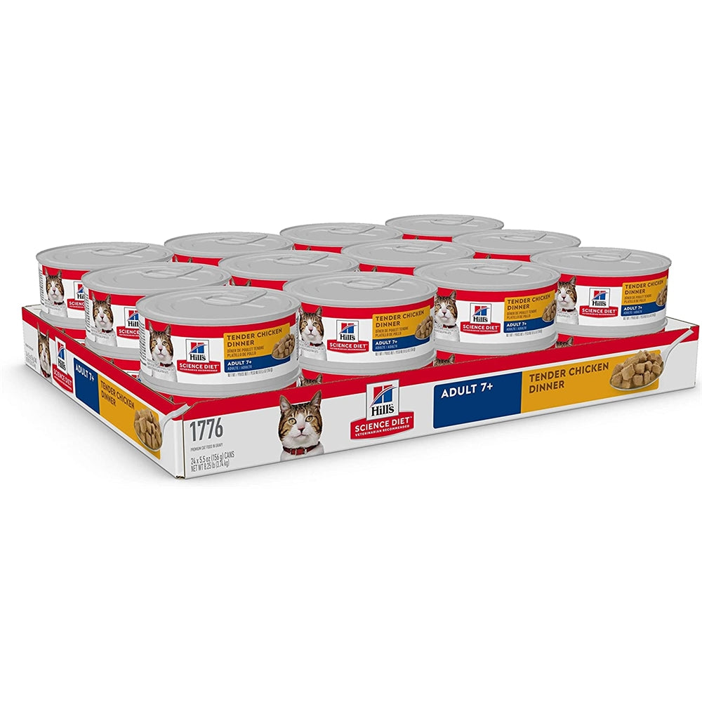 Alimento húmedo para gatos trozos y salsa de pollo tierno