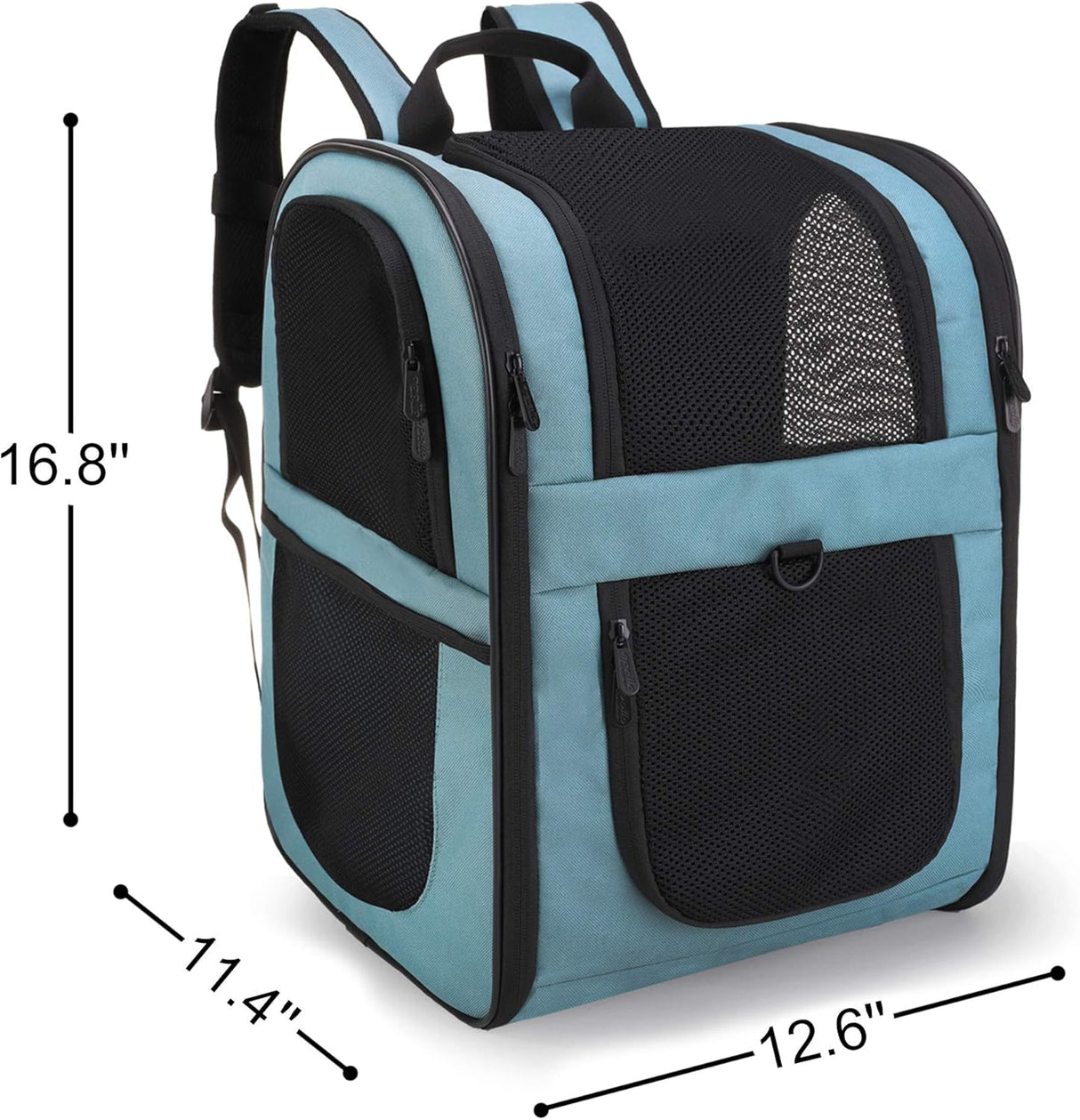 Mochila para transportat gatos azul
