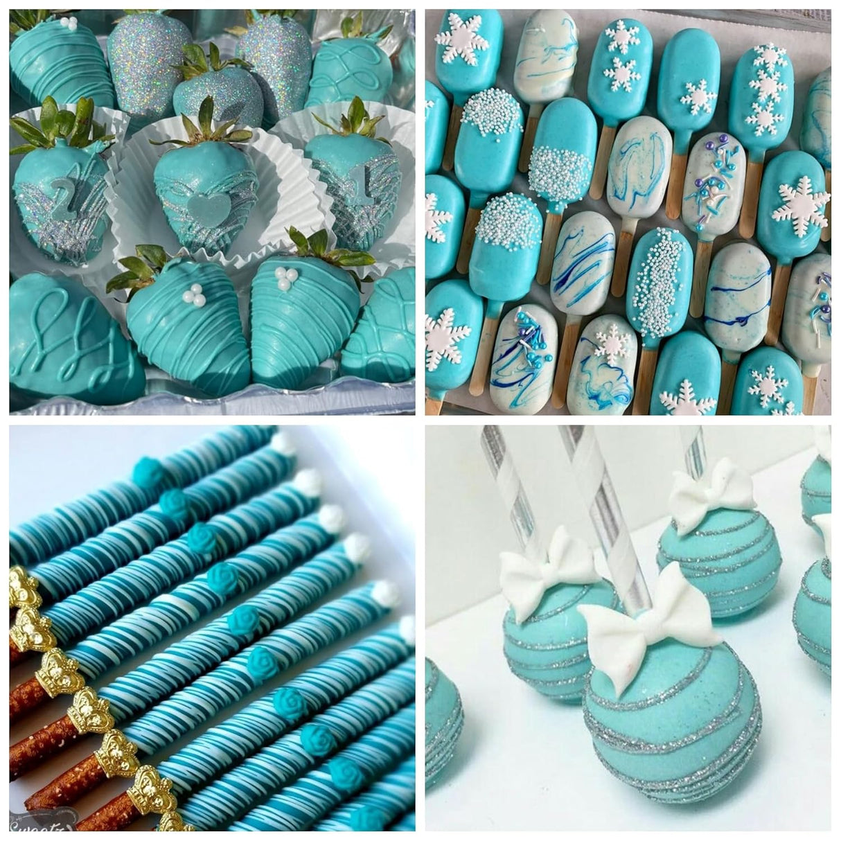 Colorante Alimentario Aceite Tiffany Blue 2 Fl Oz Profesional