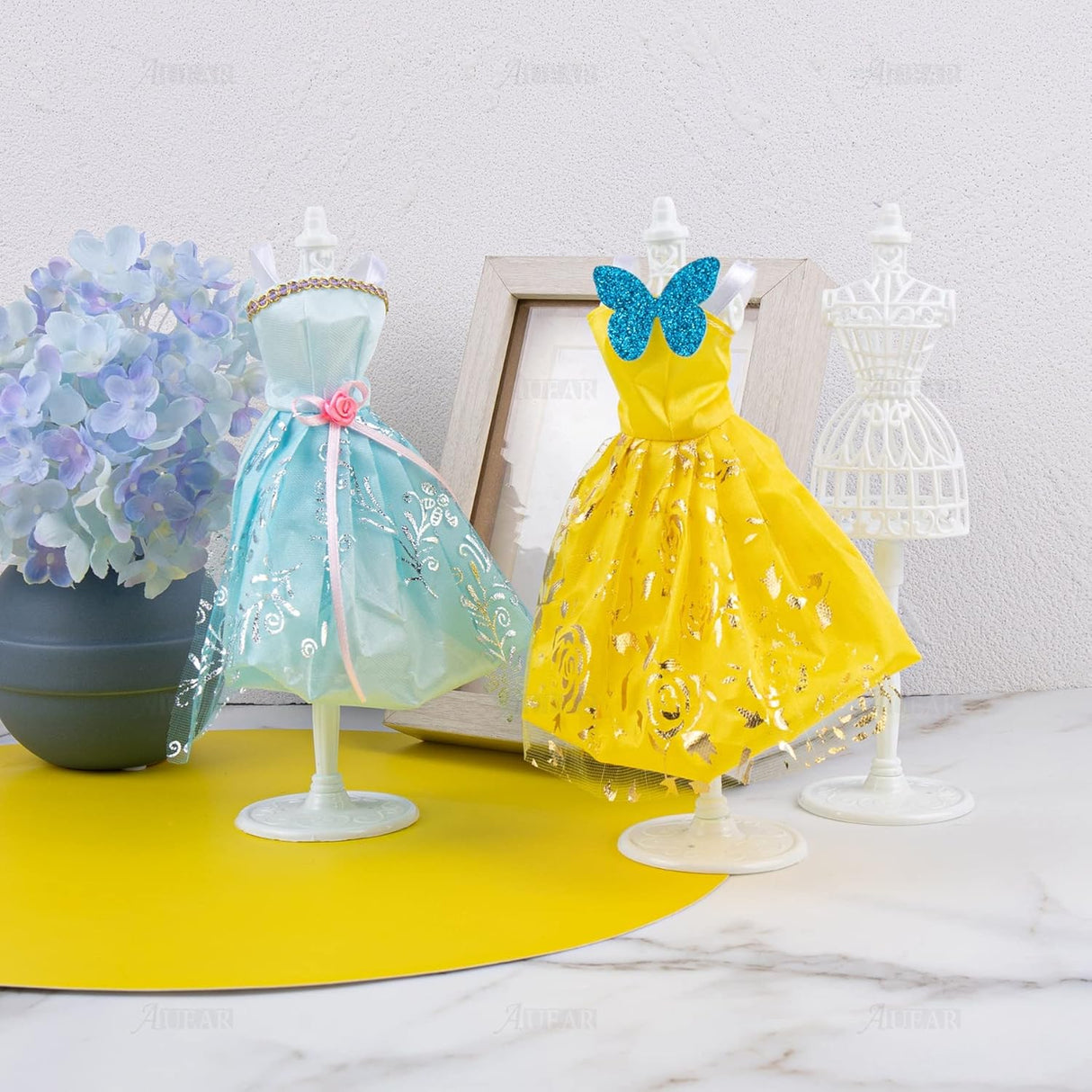 AUEAR, 5 Perchas para Vestidos, Soporte de Maniquí, Modelo 5P